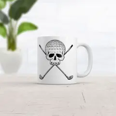 Crazy Dog Golf Jolly Roger Mug Funny Golfing Graphic Novelty Coffee Cup-11oz
