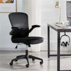 Yaheetech Ergonomic Adjustable Office Chair Mesh Chair with Flip-Up Armrests