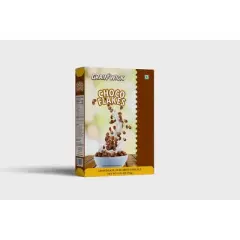 Aiva Choco Flakes Cereal Box &ldquo; Crunchy Chocolate Coated Breakfast Flakes for Kids and Family Snacking | 13.23 oz (Pack of 2)