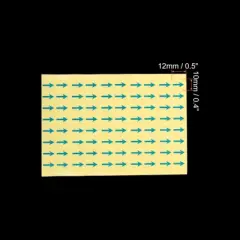 Unique Bargains Industrial Work Gas Liquid Flow Direction Self-Adhesive Arrow Labels 6 Sheets