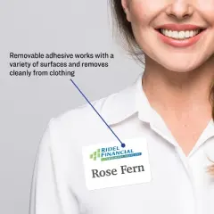 Avery Flexible Printable Name Tags, 2-1/3" x 3-3/8", Matte White, 80 Removable Name Badges (25395)