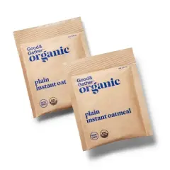 Organic Plain Instant Oatmeal Packet - 7.9oz/8ct - Good & Gather&trade;