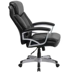 Hercules Series Big & Tall Executive Swivel Office Chair Black Leather - Flash Furniture