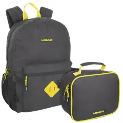 Head 17" Backpack with Lunch Bag