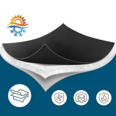 Zone Tech 2 Pack Double Camping Sleeping Bag w/Pillows  Lightweight Waterproof Adult & Kids Sleeping Bag Converts into 2 Single -Camping, Hiking.