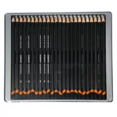 24ct Graphite Pencils Graphic Set - Derwent