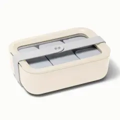 Caraway Home Medium Ceramic Coated Glass Food Storage Container