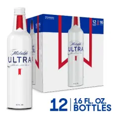 Michelob ULTRA Superior Light American Lager Beer - 12pk/16 fl oz Bottles