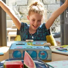 HABA Logic! Games: Splash Labyrinth - Milo's Waterpark Dexterity Maze Game