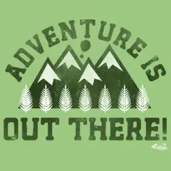 Girl's Up Adventure Is Out There Mountains T-Shirt