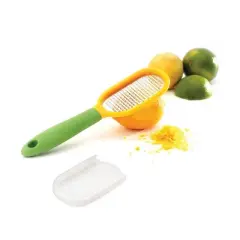 Norpro Grip-EZ Citrus Grater with Sheath, Great for Lemon, Lime, Orange Zest