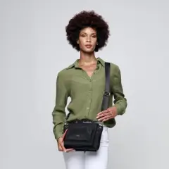 MERSI Erin Nylon Multi-Compartment Crossbody Bag