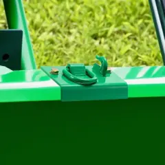 VEVOR 5/16" Tractor Bucket Hook with Tie Down Ring, Grade 70 Forged Steel 2 Pack Bolt-On Grab Hook with Back Plate, Green