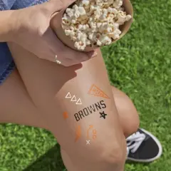 NFL Cleveland Browns Temporary Tattoo Marker - 3pk