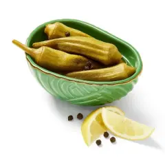 Vegan Peppered Lemon-Flavored Pickled Okra - 16oz - Tabitha Brown
