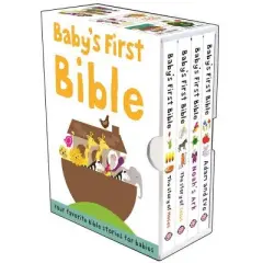 Baby's First Bible Boxed Set - (Bible Stories) by  Roger Priddy (Mixed Media Product)