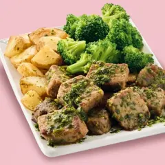 Evol Plated Meals Frozen Garlic Herb Steak & Potatoes - 10oz