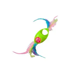 Spot Tie Dye Jingle Roller Cat Toy - Assorted Colors