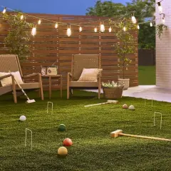 Croquet Set - Hearth & Hand&trade; with Magnolia: Lawn Sports for 2-6 Adults, Includes Mallets, Balls, Bag, Wickets, Stakes