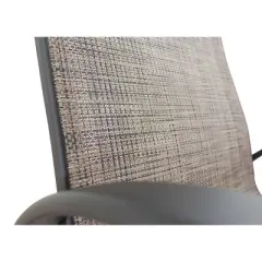 Courtyard Casual Santa Fe 5 pc Square Fire Pit Set with Sling Chairs  Includes One Square Fire Pit and Four Sling Chairs