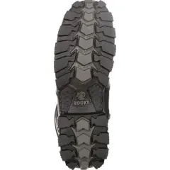 Men's Black Rocky Alpha Force Zipper Waterproof Public Service Boot Size 9(Wide)