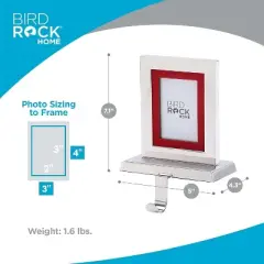 BIRDROCK HOME 4 Pack Photo Frame Stocking Holders
