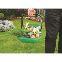 Tierra Garden Green Colander Trug