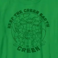 Boy's Teenage Mutant Ninja Turtles Keep the Earth Green T-Shirt