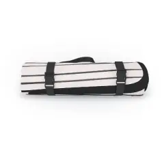 Hello Twiggs Dark Blue Abstract Picnic Blanket - Deny Designs