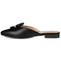 Journee Collection Womens Mallorie Slip On Pointed Toe Mules Flats