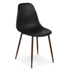 Set of 4 Virginia Sculpted Dining Chair - Poly & Bark