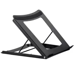 Monoprice Adjustable Folding Laptop Stand - Steel Ideal For Work, Home, Office Laptops - Workstream Collection
