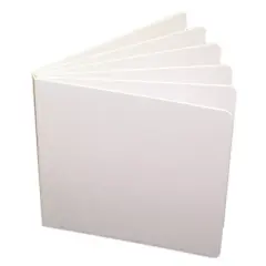 Ashley Productions&reg; Blank Chunky Board Book, 5" x 5", White, Pack of 6