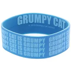 Just Funky Grumpy Cat Is Grumpy Rubber Wristband