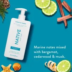Native Ocean Timber Moisturizing Shampoo - 16.5 fl oz