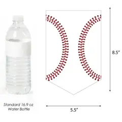 Big Dot of Happiness Batter Up - Baseball - Baby Shower Bunting Banner - Sports Party Decorations - Welcome Baby