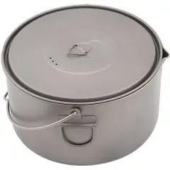 TOAKS Titanium 2000ml Outdoor Camping Cook Pot with Bail Handle POT-2000-BH