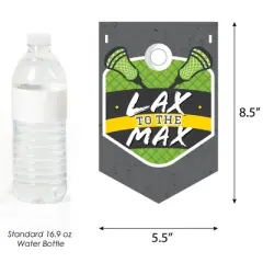 Big Dot of Happiness Lax to the Max Lacrosse Birthday Party Bunting Banner Party Decorations Happy Birthday