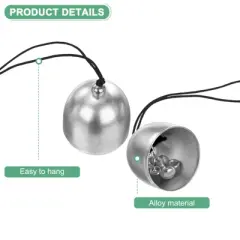 Unique Bargains Copper Durable Multipurpose Alloy Decorative Bells