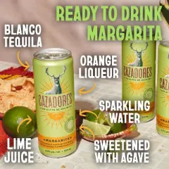 Cazadores Margarita Cocktail - 4pk/355ml Cans