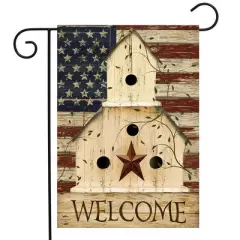 Briarwood Lane Everyday Garden Flag 12x18 For Outdoor Americana Welcome Patriotic Garden Flag Flags For Outside
