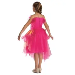 NBCUniversal Girls' Wicked the Musical Glinda Upland Oz Dust Deluxe Costume Dress Pink