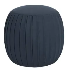 Ace Seam Upholstered Ottoman - Skyline Furniture