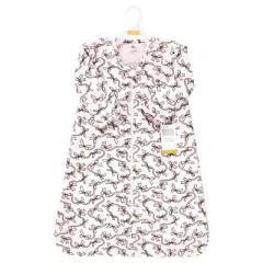 Hudson Baby Infant Girl Long Sleeve Plush Faux Fur Sleeping Bag, Wearable Blanket, Pink Bows