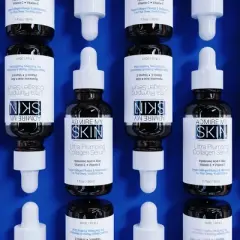 Admire My Skin Anti Aging Collagen Serum for Face - Anti Wrinkle Face Serum Contains Hyaluronic Acid + Vitamin C + Vitamin E - Vegan Hydrating, 1oz