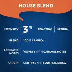 Lavazza House Blend Perfetto Ground Coffee, Medium Roast, 100% Arabica, 20 oz Bag (Pack of 6)