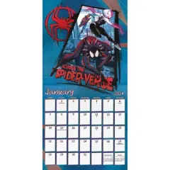 Trends International Inc. 2023-24 Wall Calendar 12"x12" Marvel Spider-Man: Across the Spider-Verse