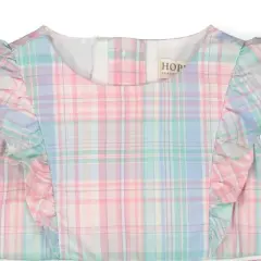 Hope & Henry Baby Organic Cotton Ruffle Bubble Romper