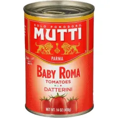 Mutti Baby Roma Tomatoes - Case of 12 - 14 oz