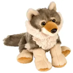 Wild Republic Cuddlekins Mini Wolf Stuffed Animal, 8 Inches